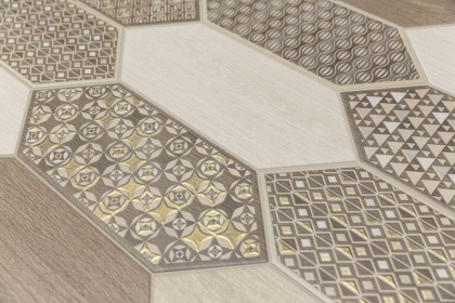 Плитка настенная 35011 Монтиш бежевый светлый (34см*14см*6,9мм) (24шт/0,896м2) дерево, м2