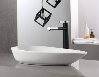 Раковина накладная ABBER Bequem AC2117 белая Раковина накладная ABBER Bequem AC2117 белая