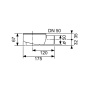 Сифон TECEdrainline «заниженный» DN 50 боковой слив Сифон TECEdrainline «заниженный» DN 50 боковой слив