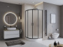 Душевой уголок BelBagno UNO-195-R-2-90-P-Cr Душевой уголок BelBagno UNO-195-R-2-90-P-Cr