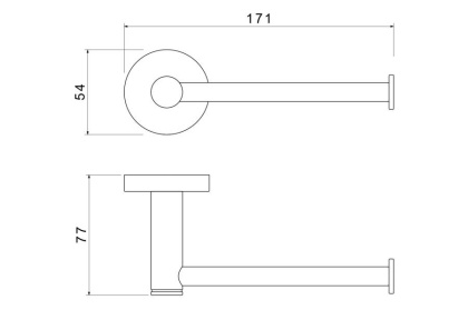 Бумагодержатель AQUATEK AQ4108CR ЕВРОПА