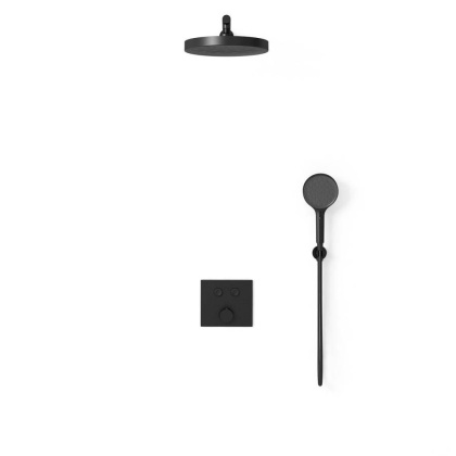 Душевой комплект VSFW-4I212MB встраиваемый, двухрежимный, черный