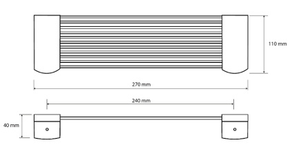 Полка Bemeta Graphit 156102272 Полка Bemeta Graphit 156102272