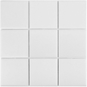 Керамическая мозаика, White Matt 97х97, 10х10 см Керамическая мозаика, White Matt 97х97, 10х10 см
