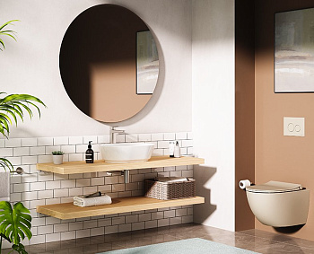 Столешница подвесная 90 см, светлый дуб Столешница подвесная 90 см, светлый дуб