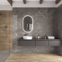 Mramor Chic Grey Керамогранит темно-серый 60х60 Полированный