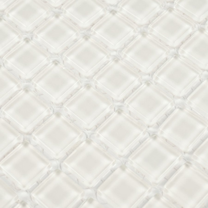 Мозаика стеклянная Super White (чип 4*15*15) 300*300(22шт-1.98м2), м2