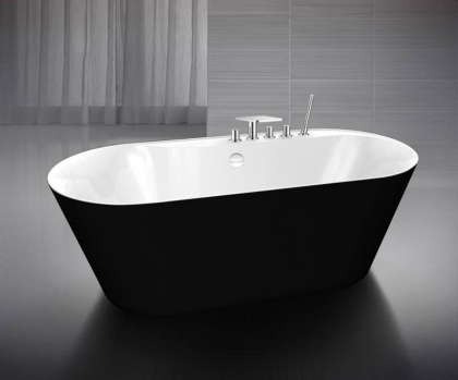 CASCADO-F-BVD5-01 Смеситель на борт ванны с ручным выдвижным душем