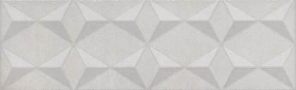 Бордюр HGD\A584\6437 Корредо серый 7,7см*25см*8мм (1уп/30шт/), шт