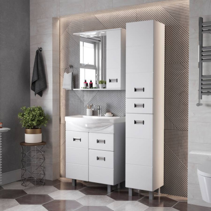 Тумба Onika Балтика 60 напольная, белая, с ящиком (ум. Балтика 60) Тумба Onika Балтика 60 напольная, белая, с ящиком (ум. Балтика 60)