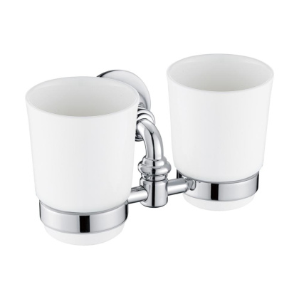 2 стакана с держателем, RG1222 Rose, Хром