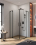 SLIDER-R-2-90/100-GRIGIO-NERO Душевой уголок SLIDER-R-2-90/100-GRIGIO-NERO Душевой уголок