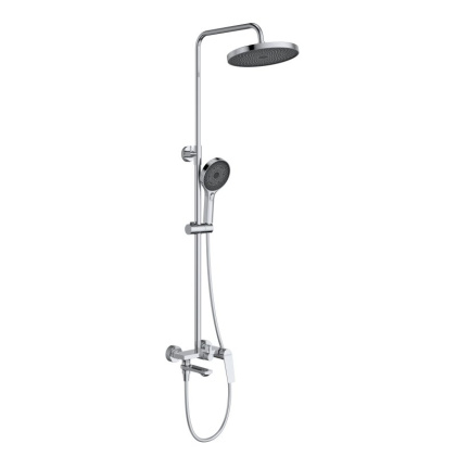 COMFORT-CVD-01 Душевая стойка со смесителем и изливом, хром COMFORT-CVD-01 Душевая стойка со смесителем и изливом, хром