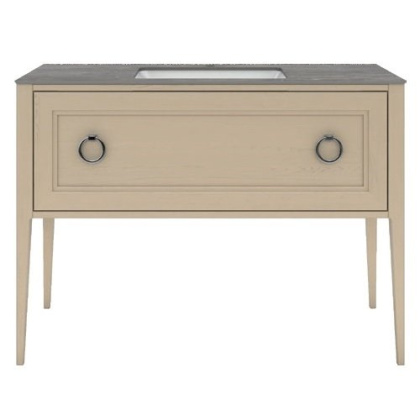 Тумба PLAZA Classic напольная с ящиком 120, капучино матовая PL.C.120.1\CAP