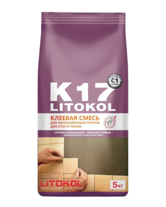 Клей цементный С1 LITOKOL K17 5кг