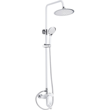 Душевая система Shevanik, латунь S9836FБелый/ хром Душевая система Shevanik, латунь S9836FБелый/ хром