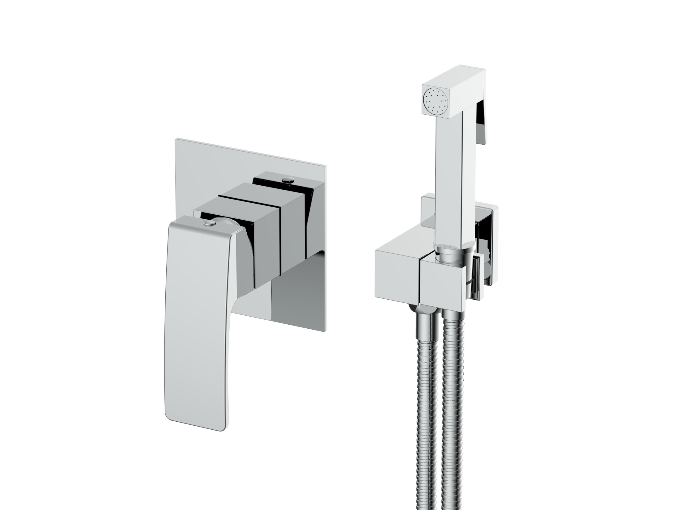 Смеситель Raglo с гигиеническим душем встраиваемый R01.53