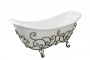 Кованая подставка для ванны "Скарлет" (патина)
