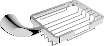 Мыльница решетка RUSH Devon, 4х18х10 см, хром, DE75410