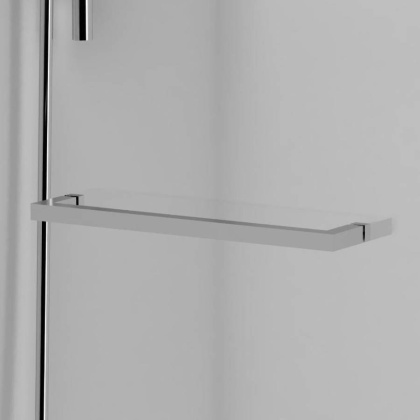 DX35WBS-D7W1-150MT Душ.шторка на борт ванны 150х80,профиль анод,стекло прозрачное,полотенцедержатель