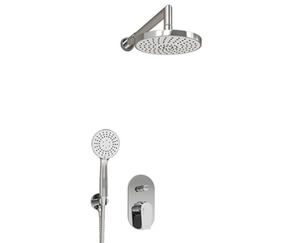 A16629 Встраиваемый комплект для душа с верхней душевой насадкой и лейкой Wasserkraft