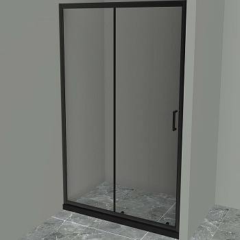 Душевая дверь BelBagno UNO-195-BF-1-130-C-NERO