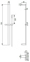 CZR-B-SDQ-01 Душевая штанга квадратное сечение, исполнение хром CZR-B-SDQ-01 Душевая штанга квадратное сечение, исполнение хром