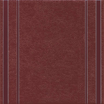 Декор Барберино 1 бордо глянцевый 20x20x0,69