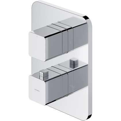 Смеситель термостатический для душа скрытого монтажа OMNIRES PARMA PM7436CR (хром)