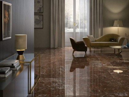 Риальто бордо лаппатированный обрезной 119,5x238,5x11