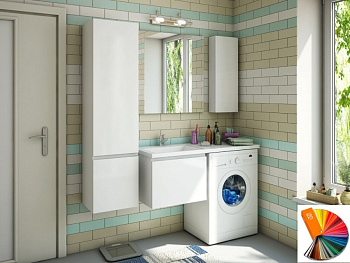 Тумба подвесная под умывальник Dallas Luxe 1300х482 1 ящик (ШхГхВ) 648х476х430 Тумба подвесная под умывальник Dallas Luxe 1300х482 1 ящик (ШхГхВ) 648х476х430