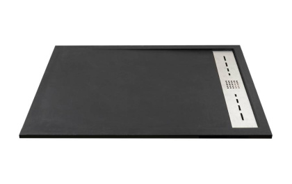 Душевой поддон Creto Scala 160x90 прямоугольный, черный