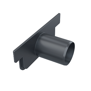 Передняя часть для закрытия желоба с притоком DN40