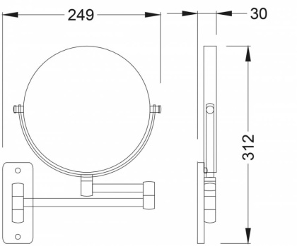 Зеркало Timo Nelson 160076/02 antique