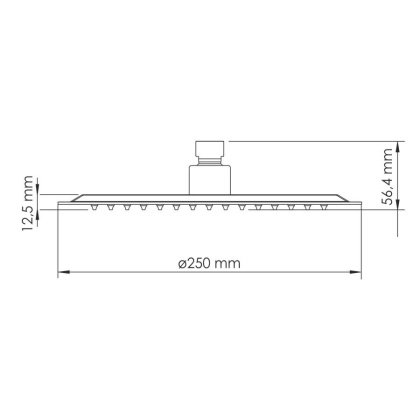 A329 Верхняя душевая насадка A329 Верхняя душевая насадка