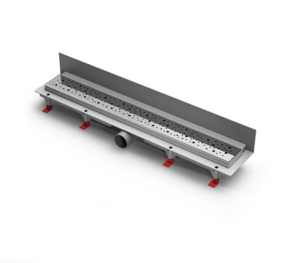 Душевой лоток 75 см Creto Points CRE-750 PH-P с решеткой, хром