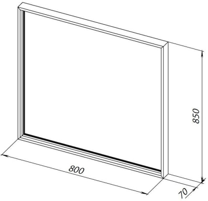Зеркало Allen Brau Liberty 80 1.330014.60 медь браш Зеркало Allen Brau Liberty 80 1.330014.60 медь браш