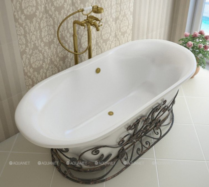 Ванна из искусственного мрамора Эстет Лион 174x80