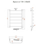 Полотенцесушитель Идеал эл ТЭН 1 80*40 (ЛЦ5)