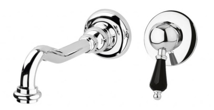 DIAMOND-BLS1-01-Sw Встраиваемый однорычажный смеситель для раковины, хром, ручки Swarovski