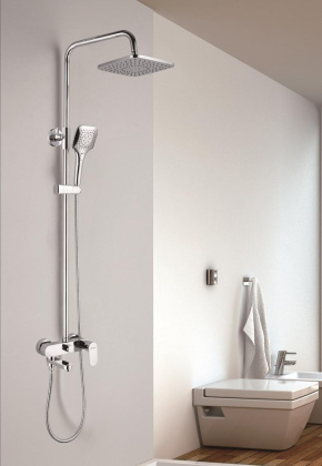 Душевая система Shevanik, латунь S8636 хром