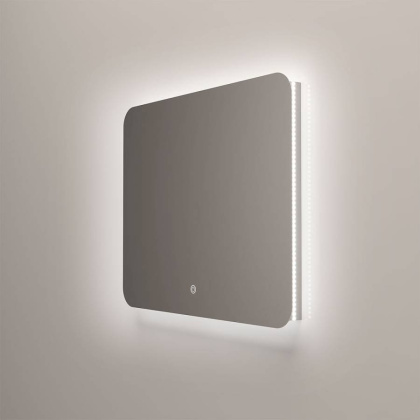 Зеркало LED VLM-3BE800 800х600 c сенсорным выключателем и диммером Зеркало LED VLM-3BE800 800х600 c сенсорным выключателем и диммером