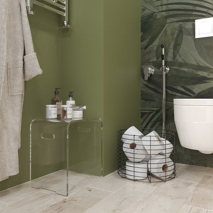 Стульчик для ванны "Nuvo" прозрачный