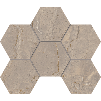 Мозаика BR02 Hexagon 25x28,5 непол.