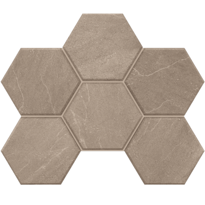 Мозаика GB02 Hexagon 25x28,5 непол.