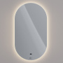 Зеркало Lemark OLSA 55х100см овальное с интерьерной подсветкой, с подогревом