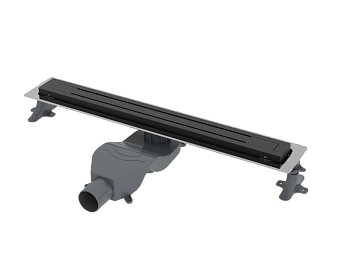 Душевой лоток Premium Trendy 80см, нерж.сталь ЧЕРНЫЙ