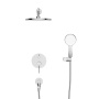 RELAX-VDSET-01 Душевой комплект встраиваемый с изливом (смеситель встраиваемый, верхний душ, ручной душ со шлангом, штуцер с держателем), хром RELAX-VDSET-01 Душевой комплект встраиваемый с изливом (смеситель встраиваемый, верхний душ, ручной душ со шлангом, штуцер с держателем), хром