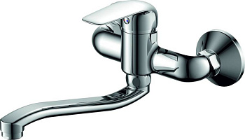 Смеситель для кухонной мойки настенный RUSH Fiji (FI1835-28)