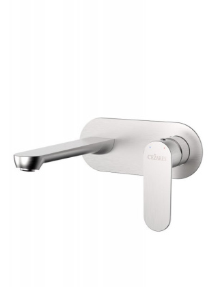 STYLUS-BLI1-IN-W0 Смеситель для раковины встраиваемый с внутренней частью, без донного клапана, сатин STYLUS-BLI1-IN-W0 Смеситель для раковины встраиваемый с внутренней частью, без донного клапана, сатин